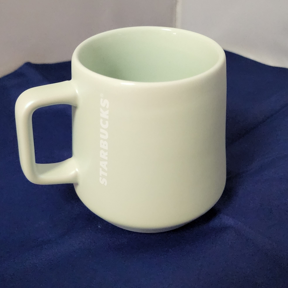 Starbucks Mint iridescent set of 2- 12 Oz mugs